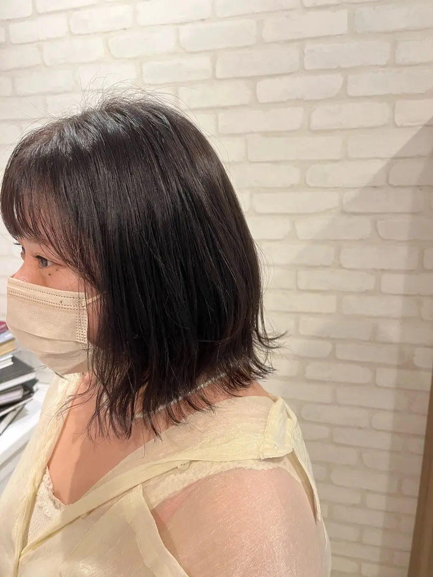 カラー ブラウンカラー 透明感カラー 阿部 うららのヘアスタイル