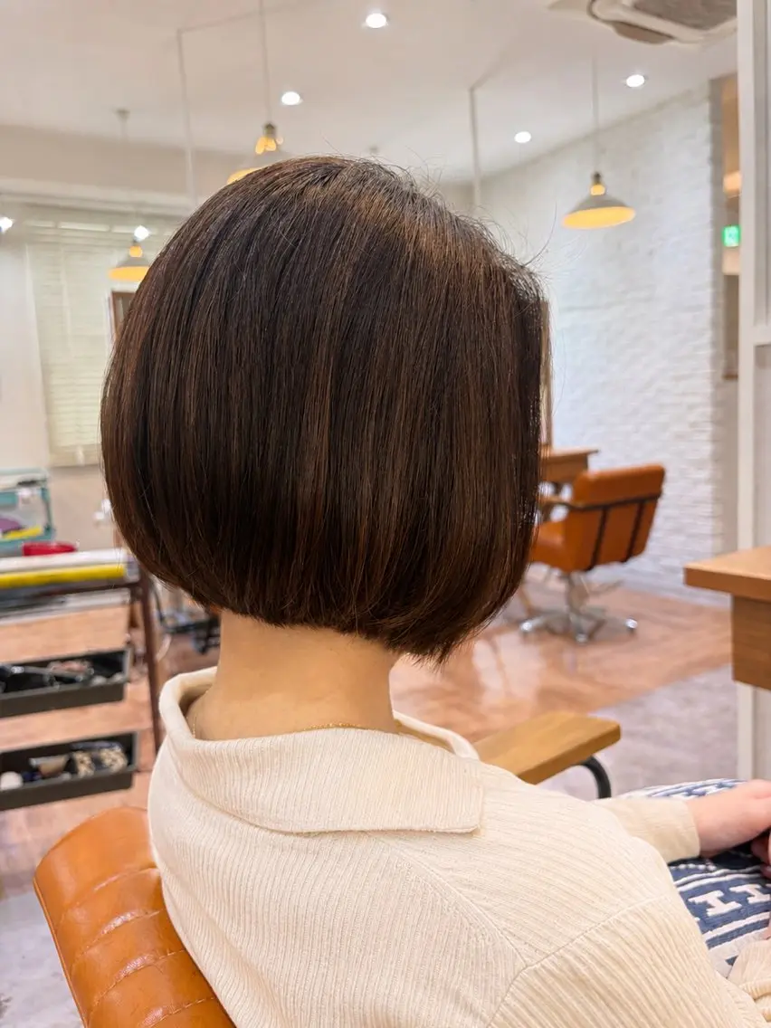 ショート カット トリートメント 松下 倫子のヘアスタイル