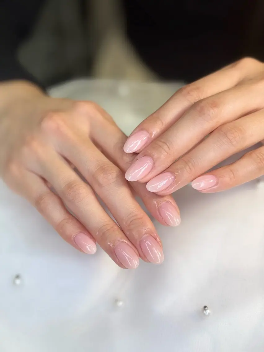 セミロング ハンドネイル Bibi nail Osakaのネイルデザイン