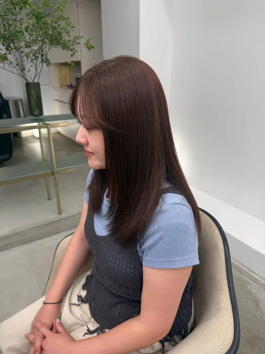カラー ヘアカラー 艶髪カラー💫 SHIMAのヘアスタイル