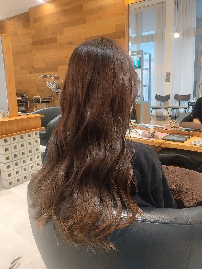 ロング カット 合田 美空のヘアスタイル