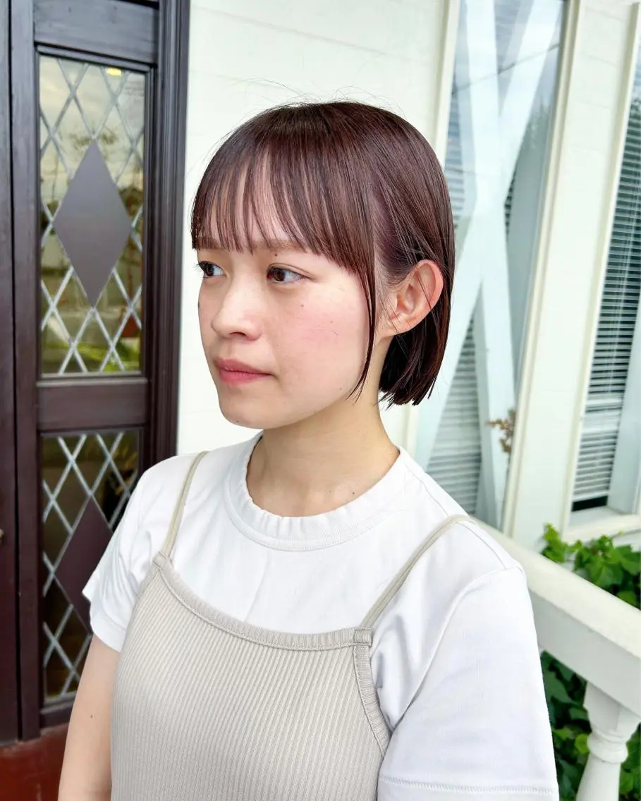 𓂃   🍋‍🟩前髪ストレート（シャンプーブロー込）、前髪カットサービスの写真