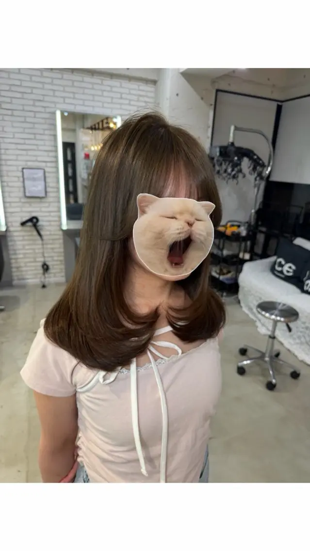 ミディアム ヘアカラー miyu /透明感カラー🫧のヘアスタイル