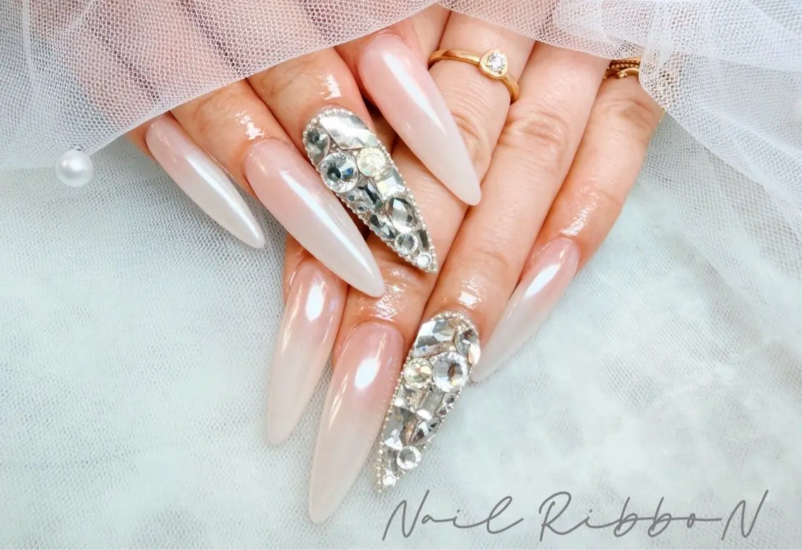 【5月限定価格⭐️】「長さ出し」💅チップ長さ出し+ワンカラーorグラデーション)10本✨の写真