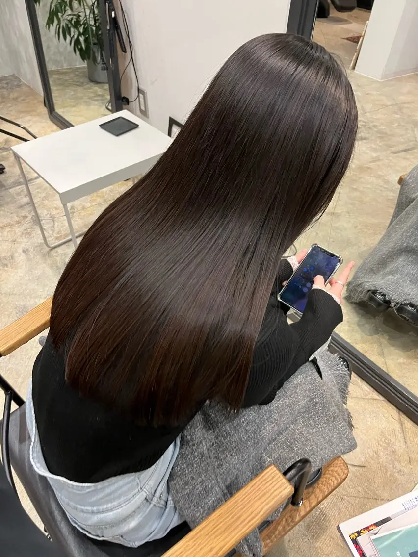 ロング 髪質改善 トリートメント hale misakiのヘアスタイル