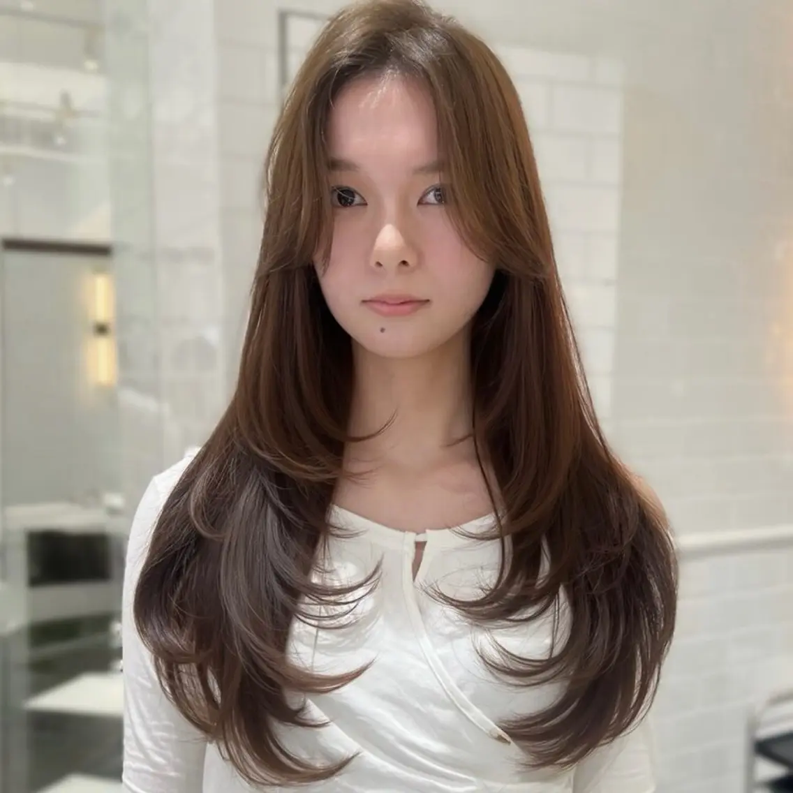 ロング レイヤーカット カット ♡ KANON ♡のヘアスタイル
