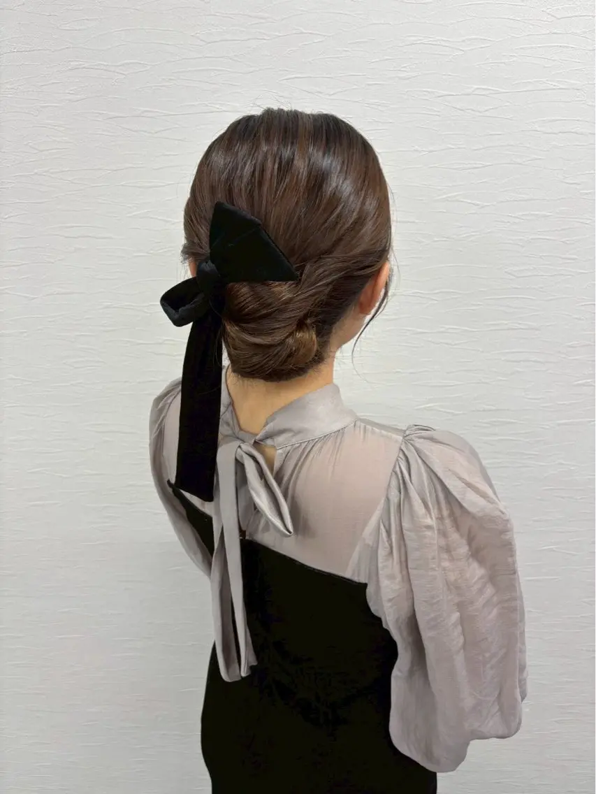 ミディアム ヘアセット YUMEYAKATA 五条店のヘアスタイル