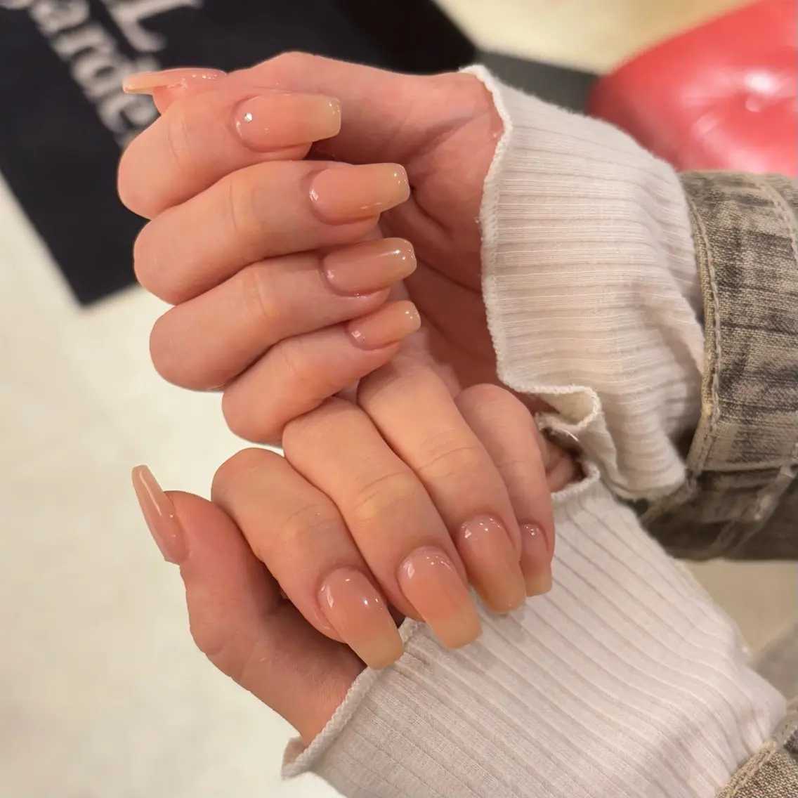 ハンドワンカラーネイルオフ有りの写真
