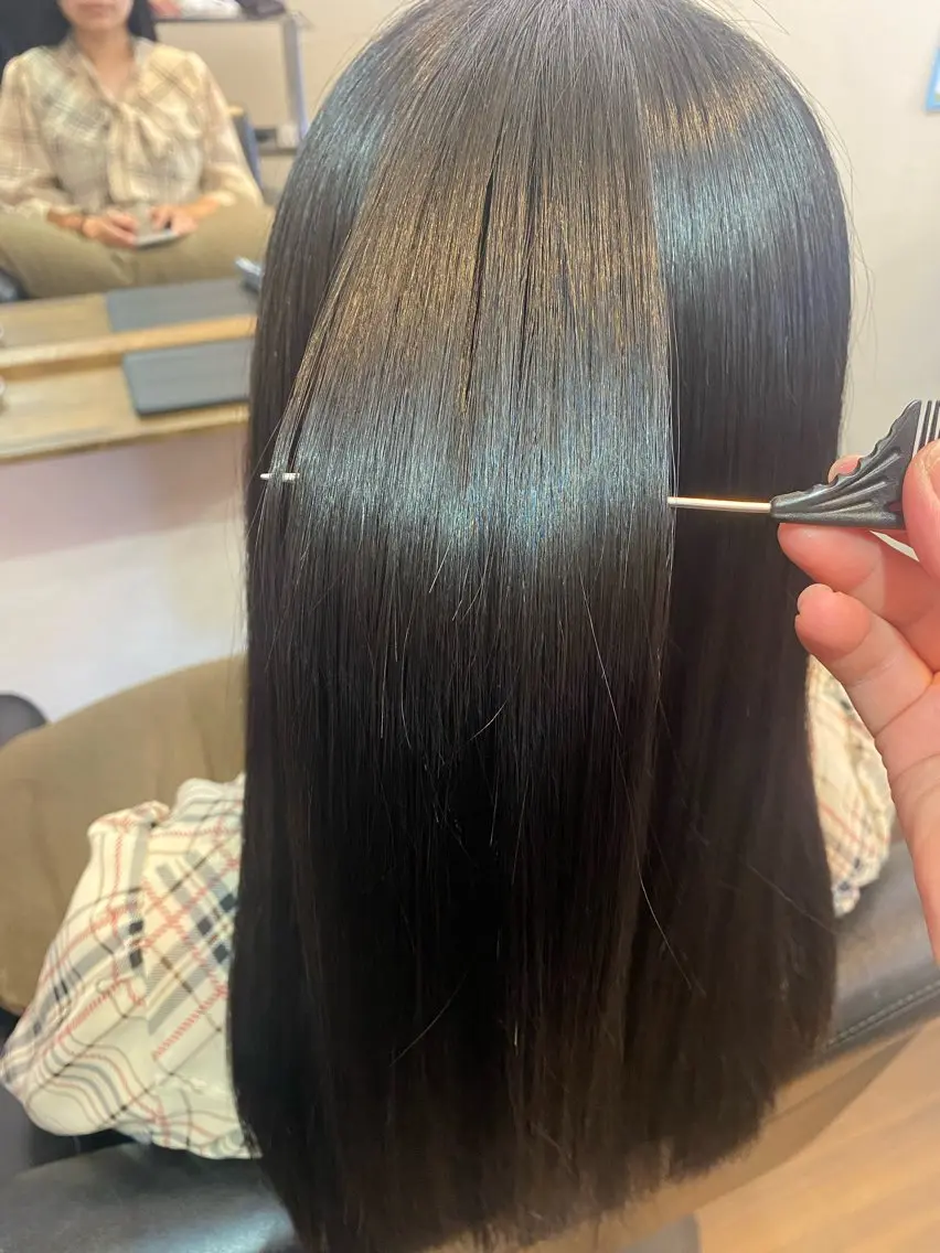 ロング 髪質改善 杉宮 慧美のヘアスタイル