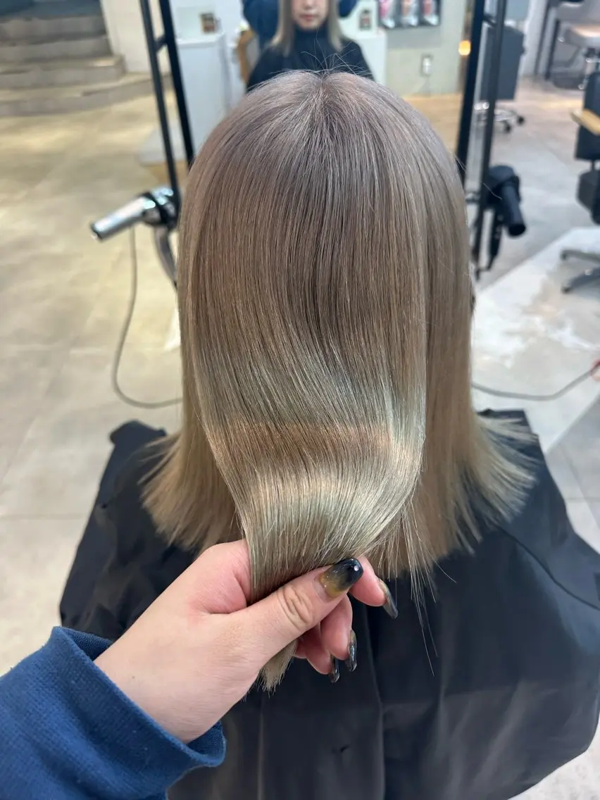 カラー ブリーチ ハイトーン特化 pepe🎀のヘアスタイル