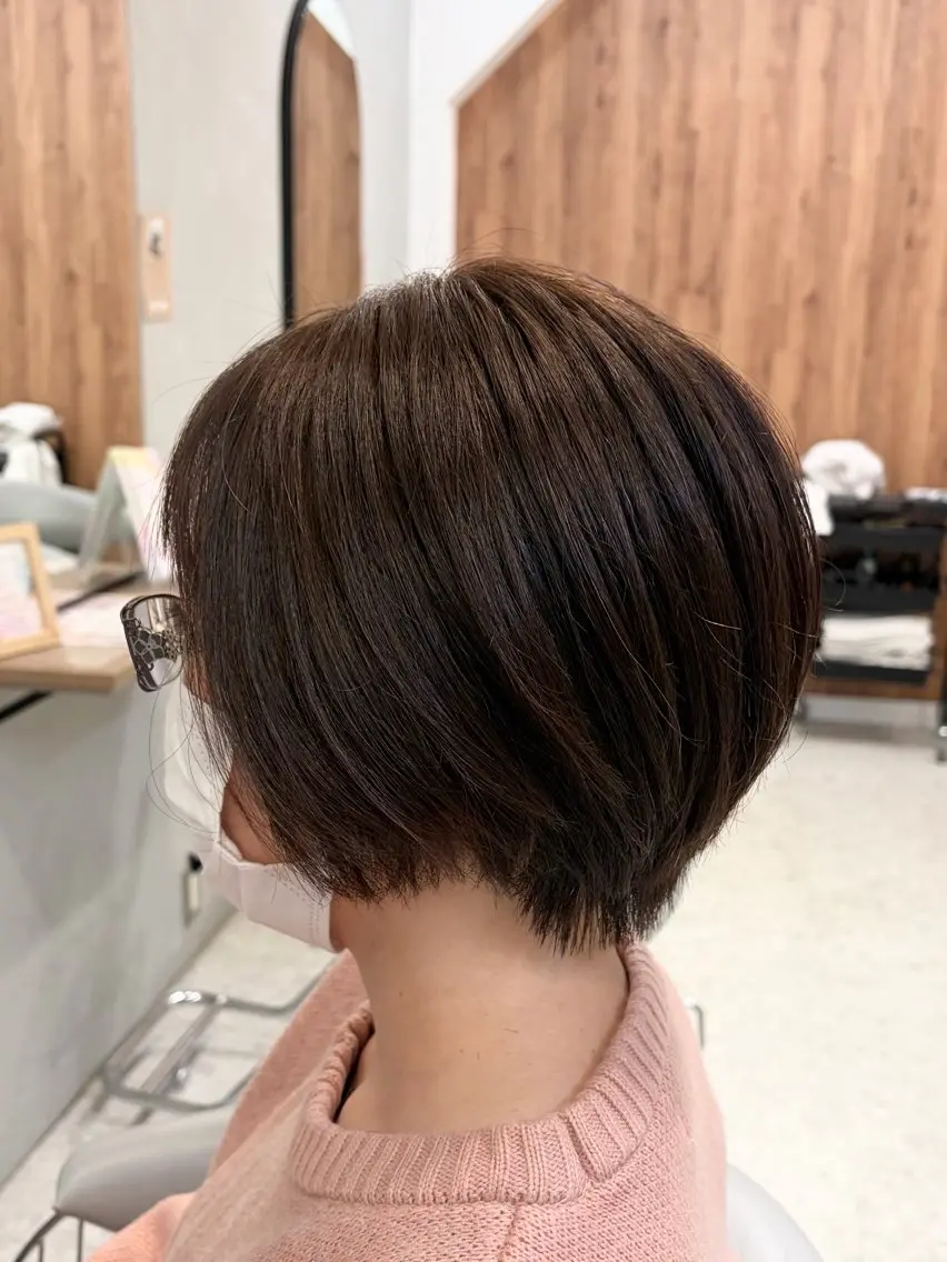 ショート カット ヘアカラー トリートメント ☁️横山 翔🫧のヘアスタイル