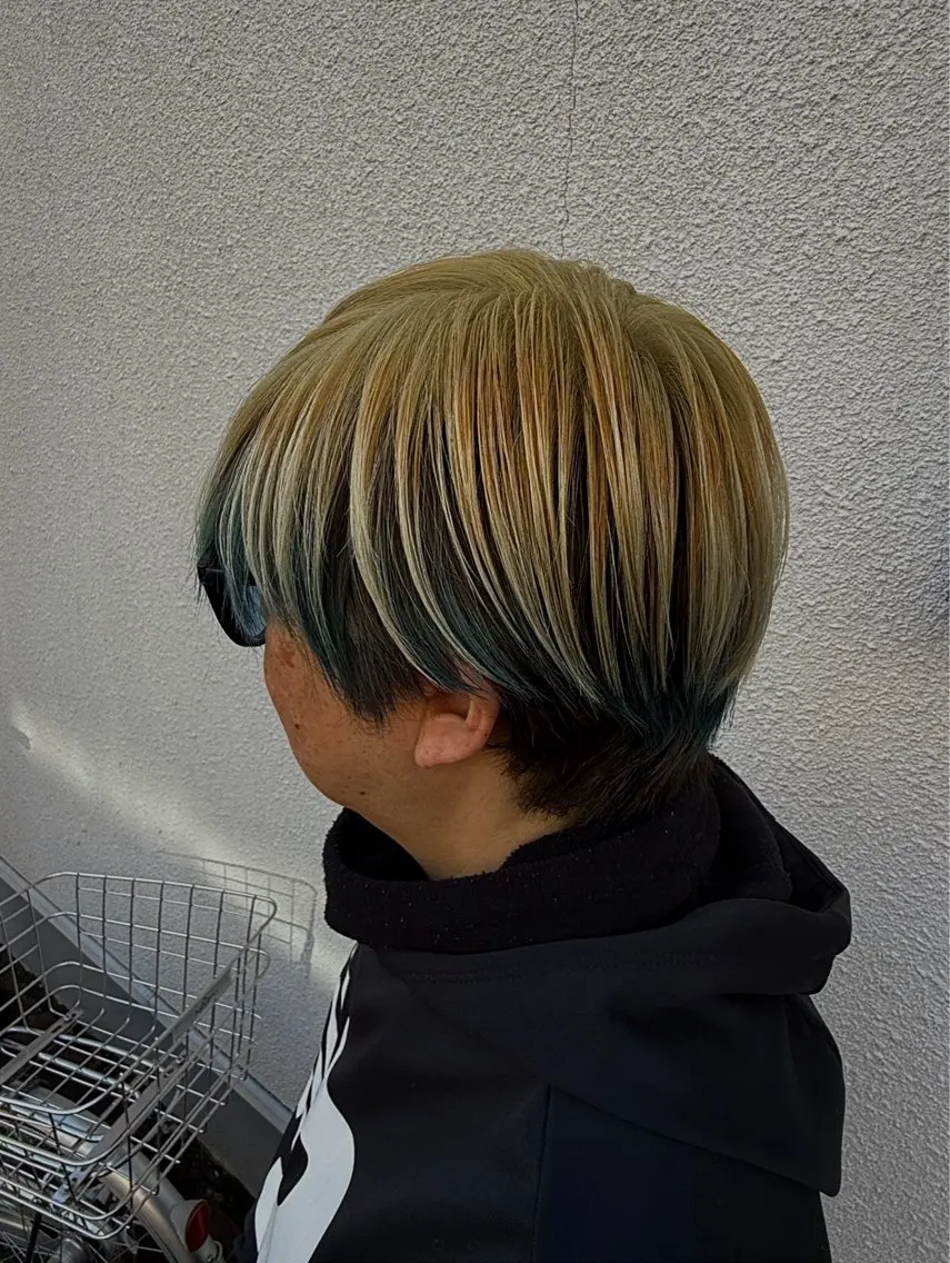 ショート カラー メンズ 大立 七夏のヘアスタイル