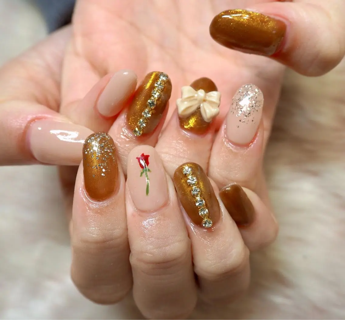 ネイル 持ち込み オーナーネイリスト MAKIのネイルデザイン