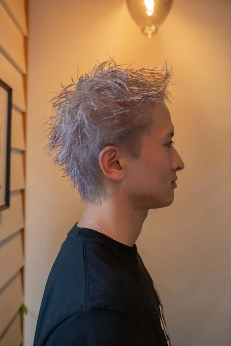カラー メンズ メンズブリーチ ブリーチ ヘアカラー 菊地 唯斗のヘアスタイル