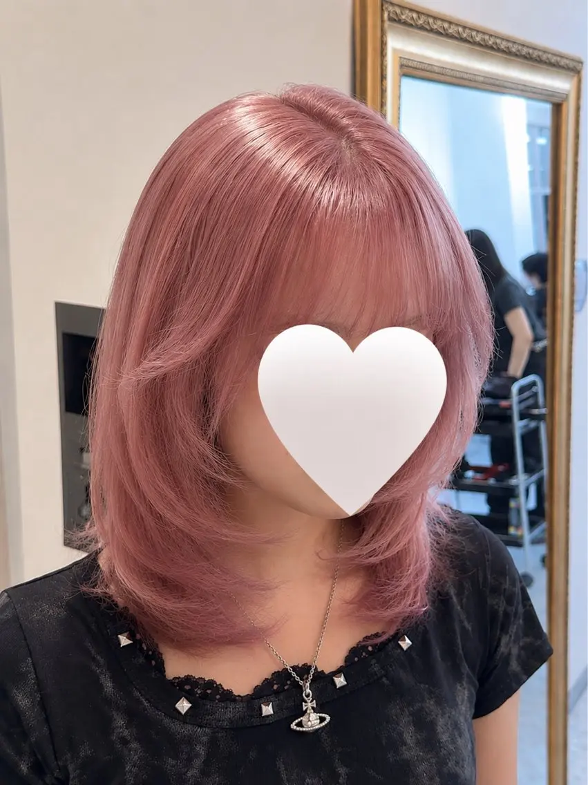 カラー ヘアカラー レイヤー透明感カラー ブリーチ🎀オトハのヘアスタイル
