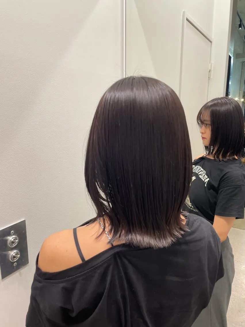 学生限定✨ワンカラー+3step treatment最後にコテ巻きorヘアアレンジ付き♡の写真