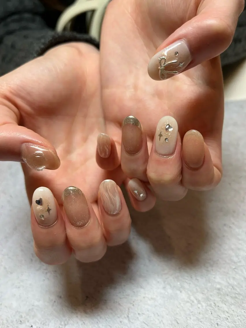 ネイル ハンドネイル 【LINON】 airiのネイルデザイン