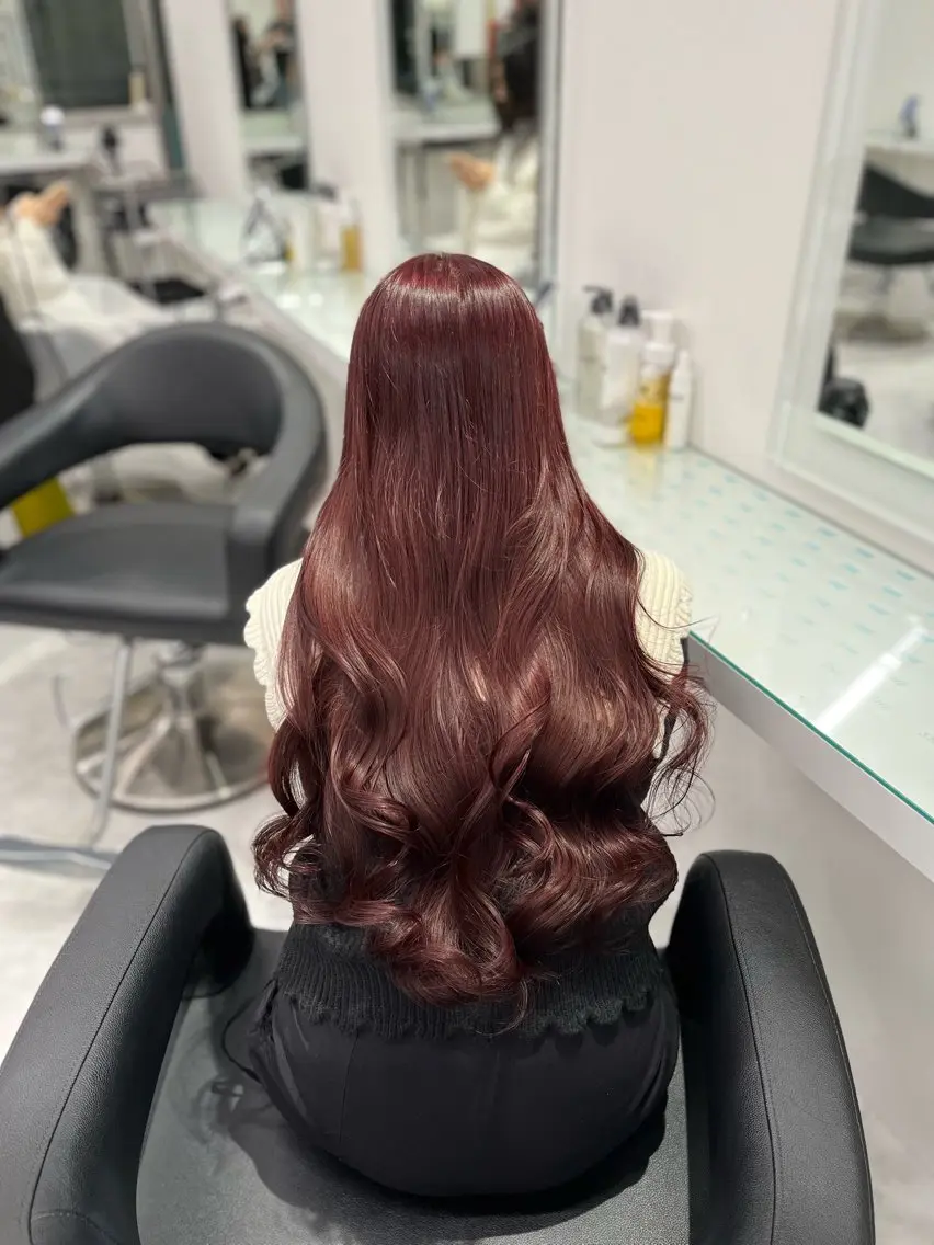 ロング ヘアカラー トリートメント 🤍ワンホンヘア 🤍Rikuto🤍のヘアスタイル