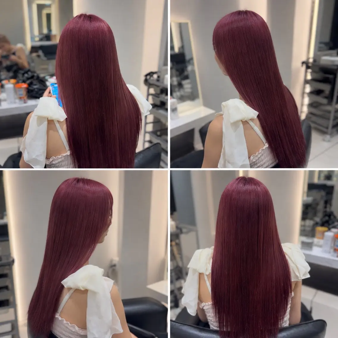 ロング カット ヘアカラー 【上大岡の美髪の神様 】韓国レイヤーのヘアスタイル