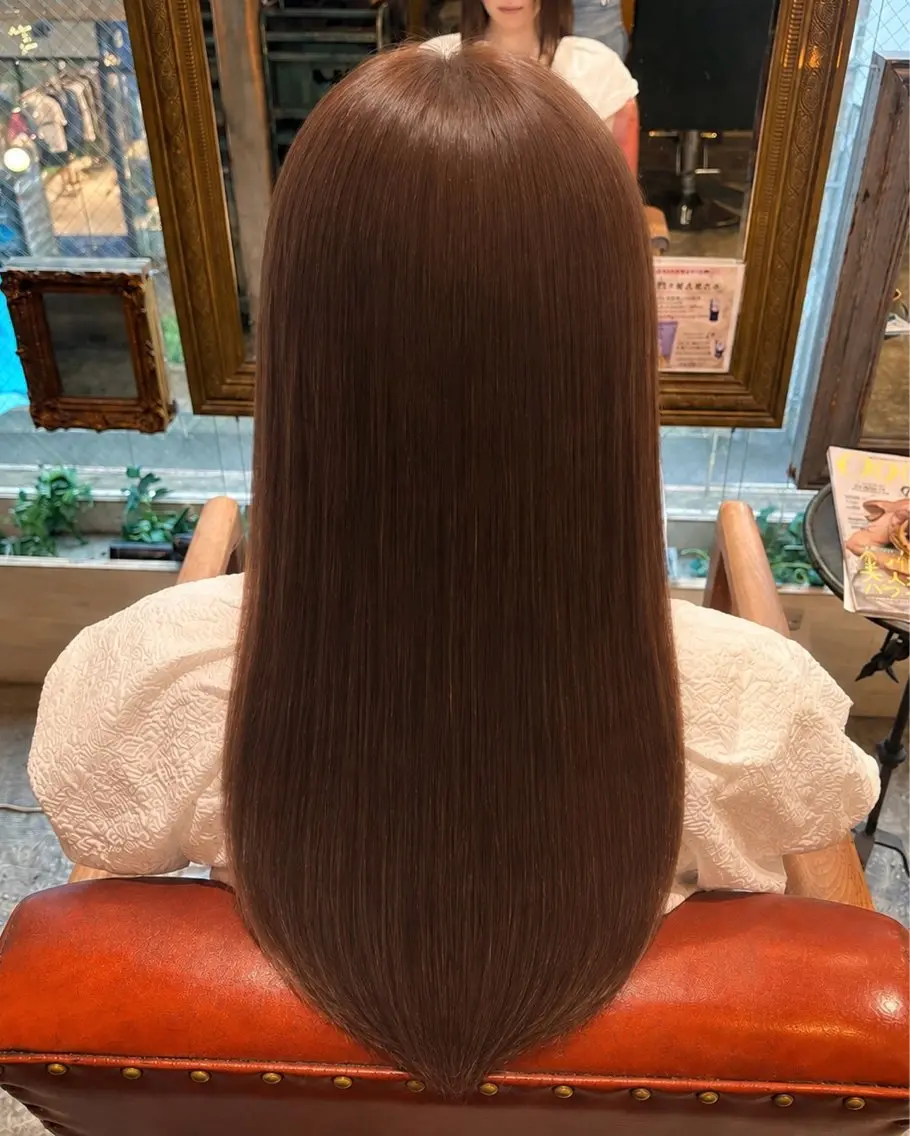 カラー ベージュカラー ヘアカラー たかの ゆめなのヘアスタイル
