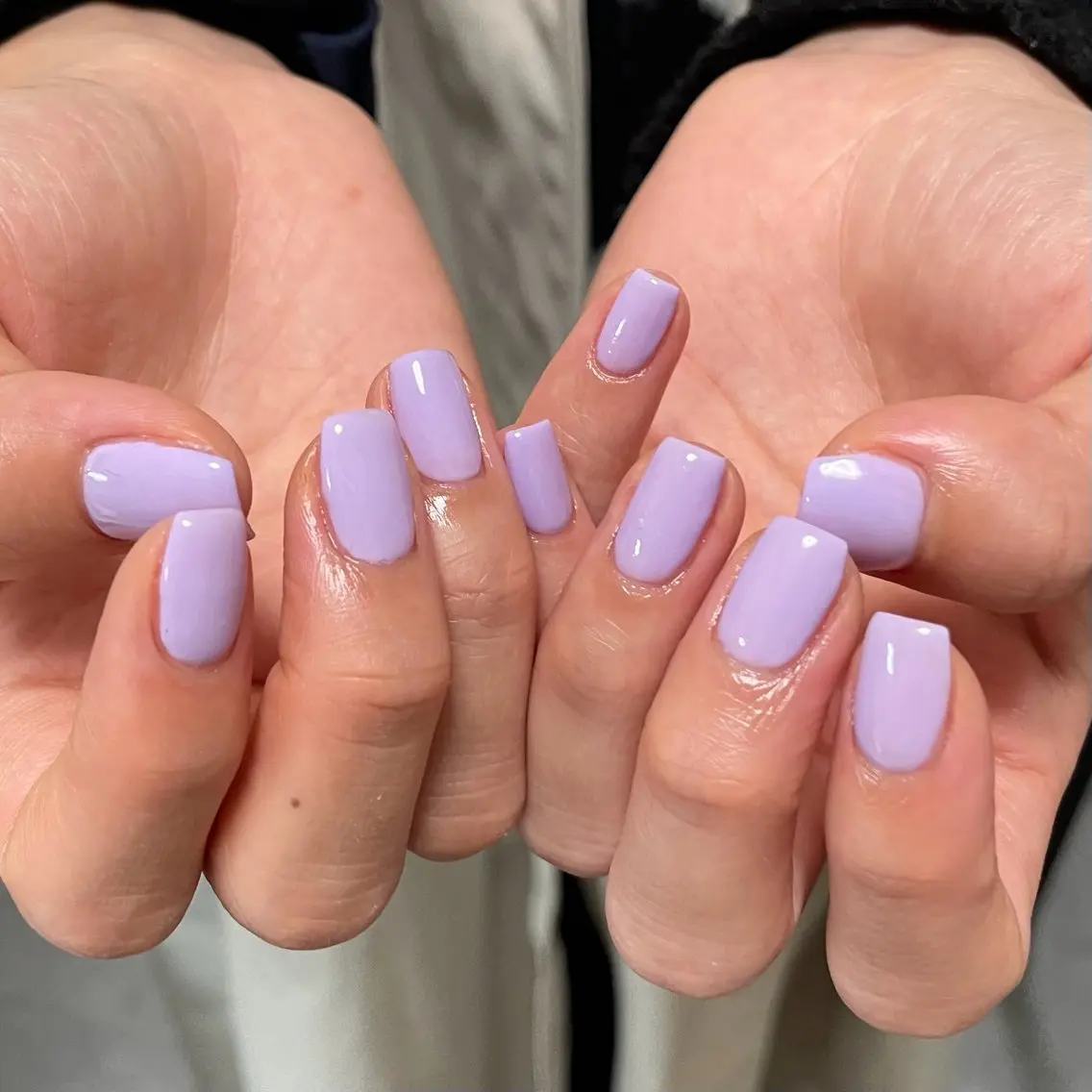 ネイル パステルネイル パープル ハンドネイル yu-il nanahaのネイルデザイン