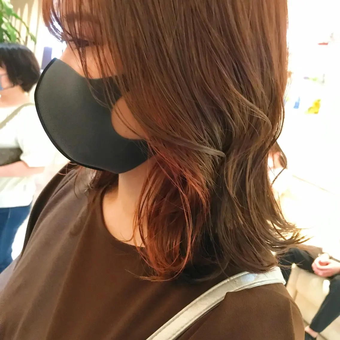 ミディアム カット ヘアカラー トリートメント 所渉/韓国レイヤー /ウルフカットのヘアスタイル