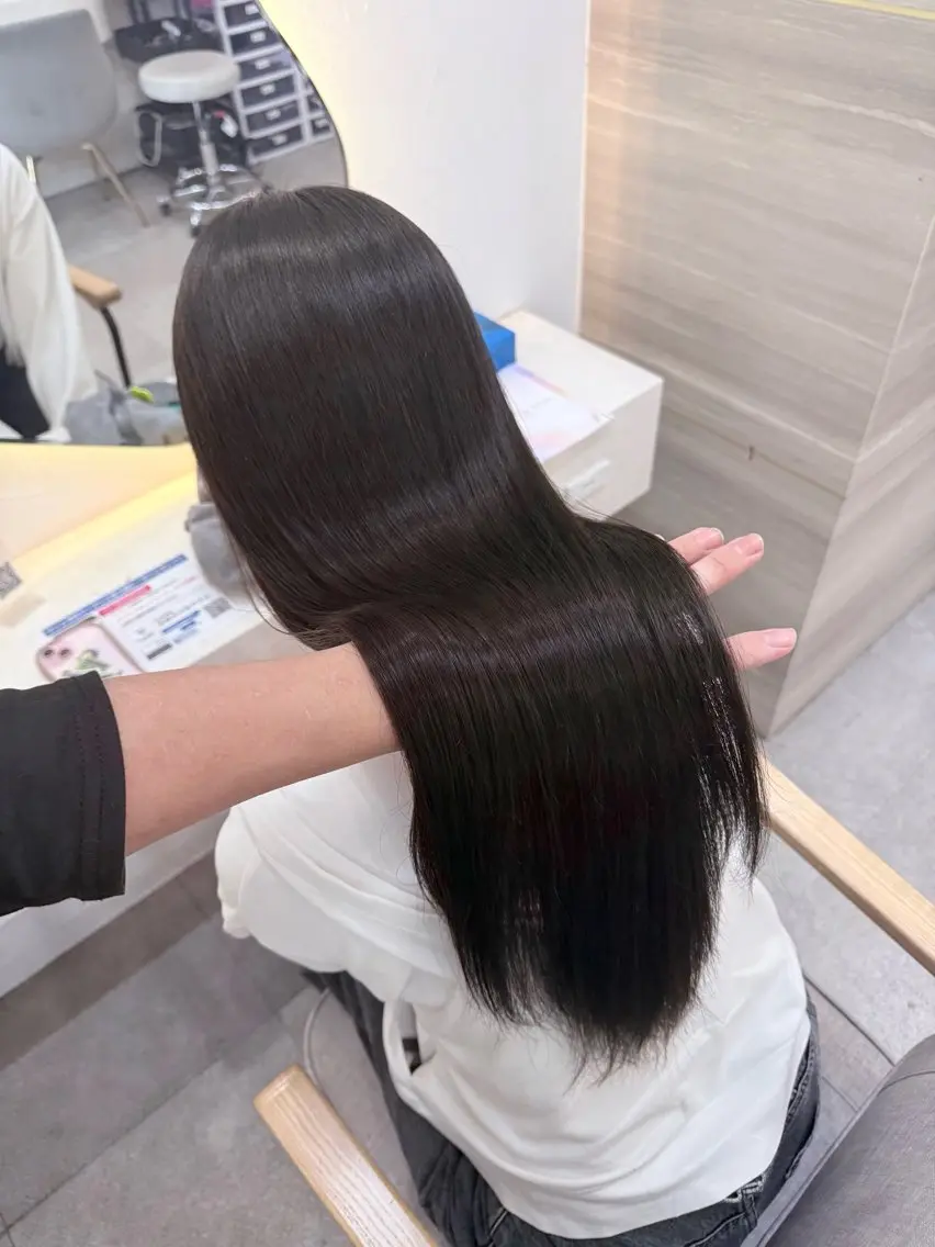ロング ヘアアレンジ レイヤーカット カット ヘアカラー トリートメント 🪽あゆむレイヤー ・ボブウルフ熊谷🫧のヘアスタイル