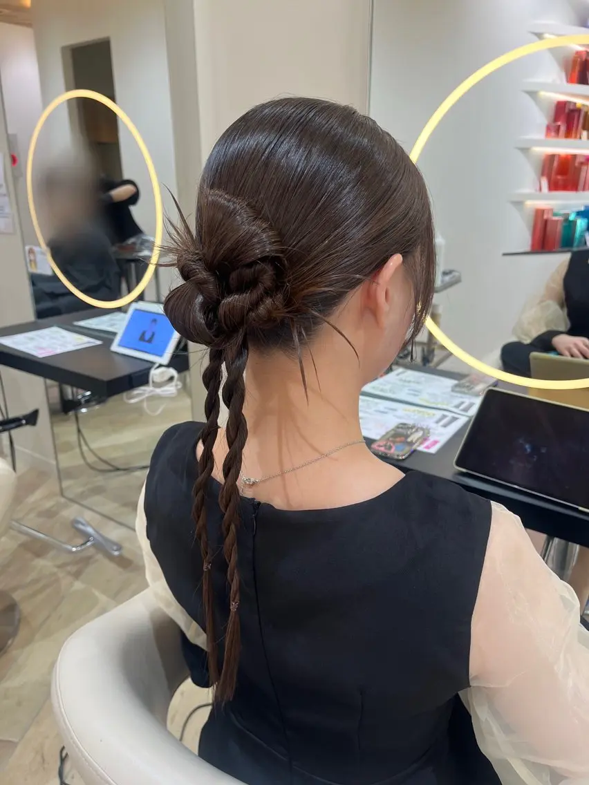 ヘアアレンジ 透明感カラー🫧/ アレンジ/ayanoのヘアスタイル