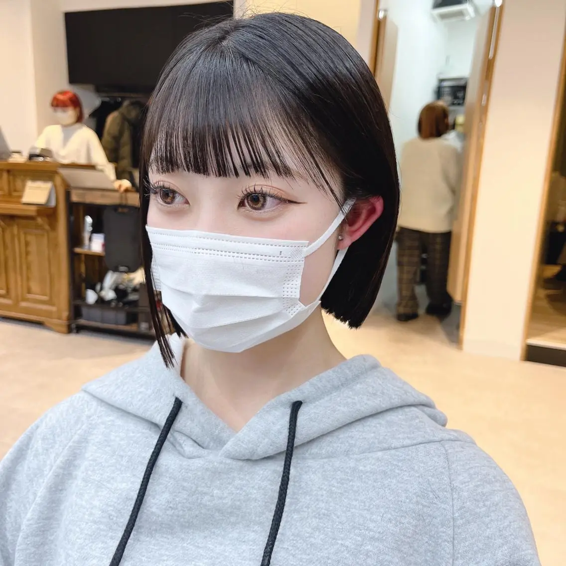 ショート カラー パーマ ヘアアレンジ メンズ キッズ ネイル マツエク・マツパ アイブロウ カット 縮毛矯正 トリートメント 横浜Bob美容師🤎 ERINAのヘアスタイル
