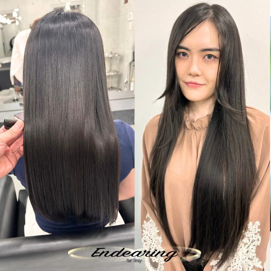 ロング 髪質改善 カット 縮毛矯正 Endearing 銀座/YOKOのヘアスタイル