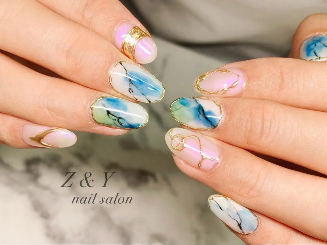 ミディアム ハンドネイル Z&Y nail salonのネイルデザイン