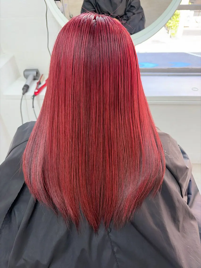 カラー ブリーチ ヘアカラー トリートメント CoCoon sayuのヘアスタイル