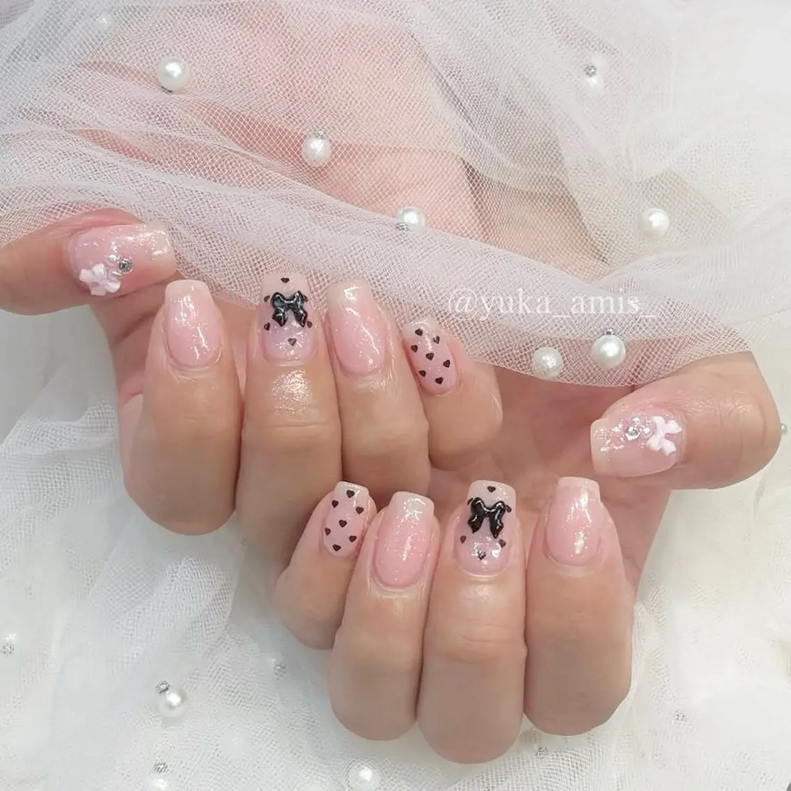 ネイル amisnail♡ 渋谷 Jrネイリストのネイルデザイン