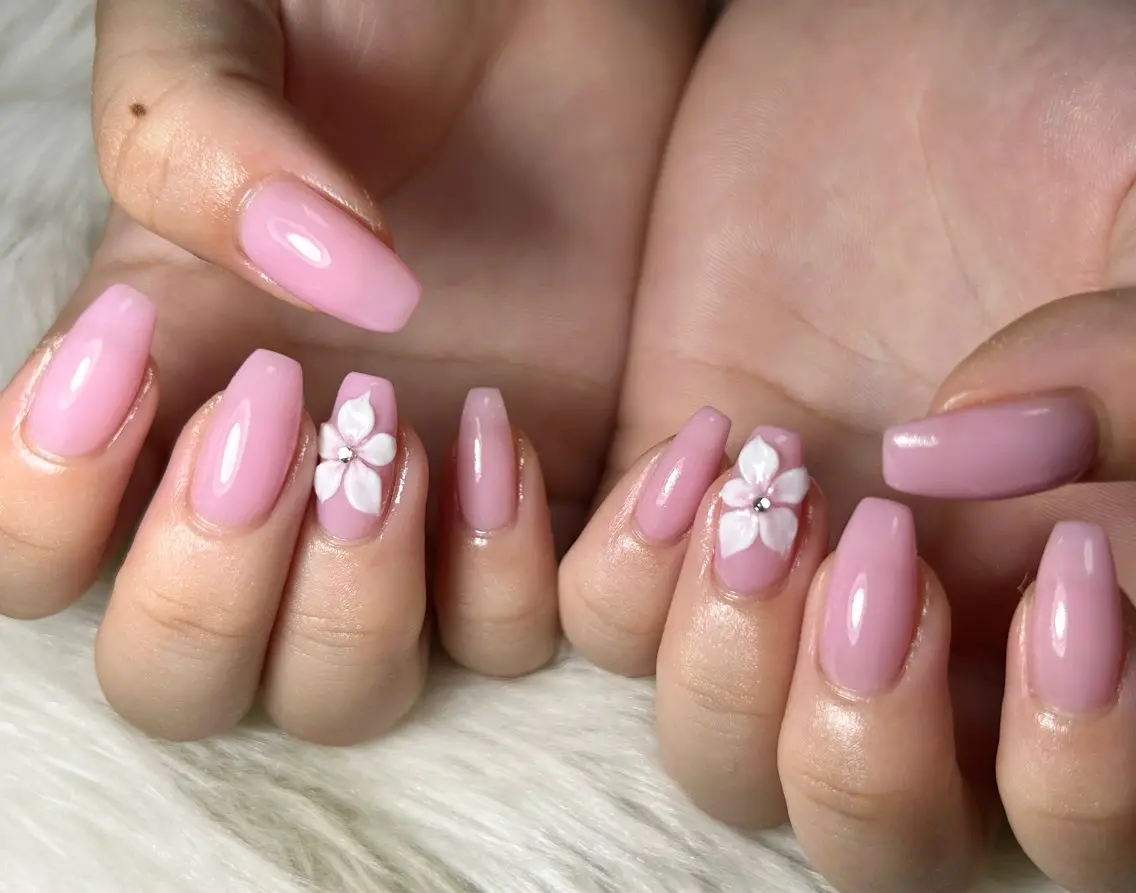 ネイル フラワーネイル ハンドネイル Era nailのネイルデザイン