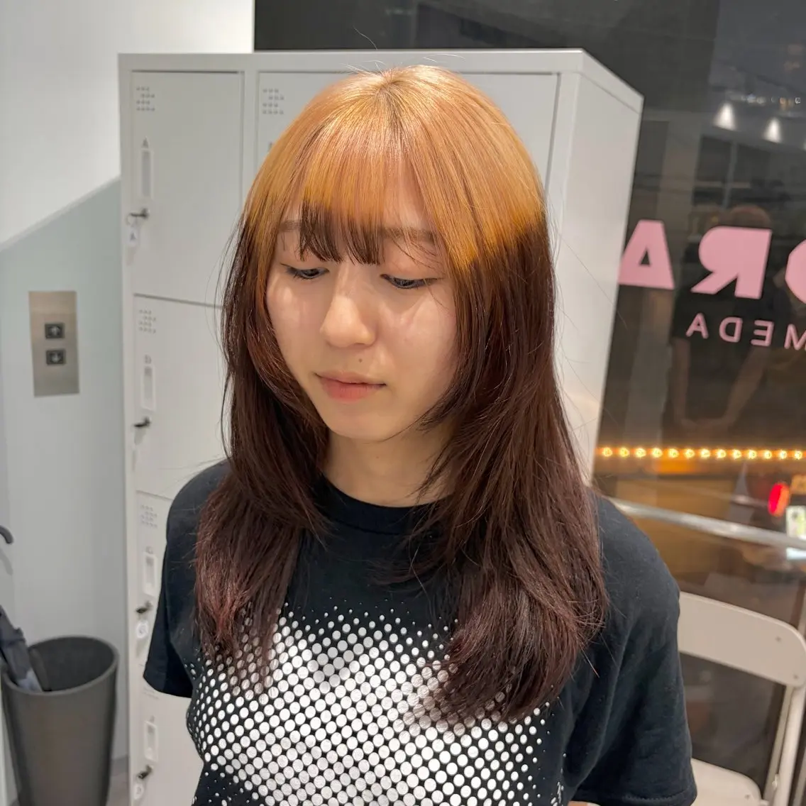 🦊🤎ケアブリーチデザイン+ワンカラー🤎🦊【アシスタント料金】※詳細必読、条件有の写真