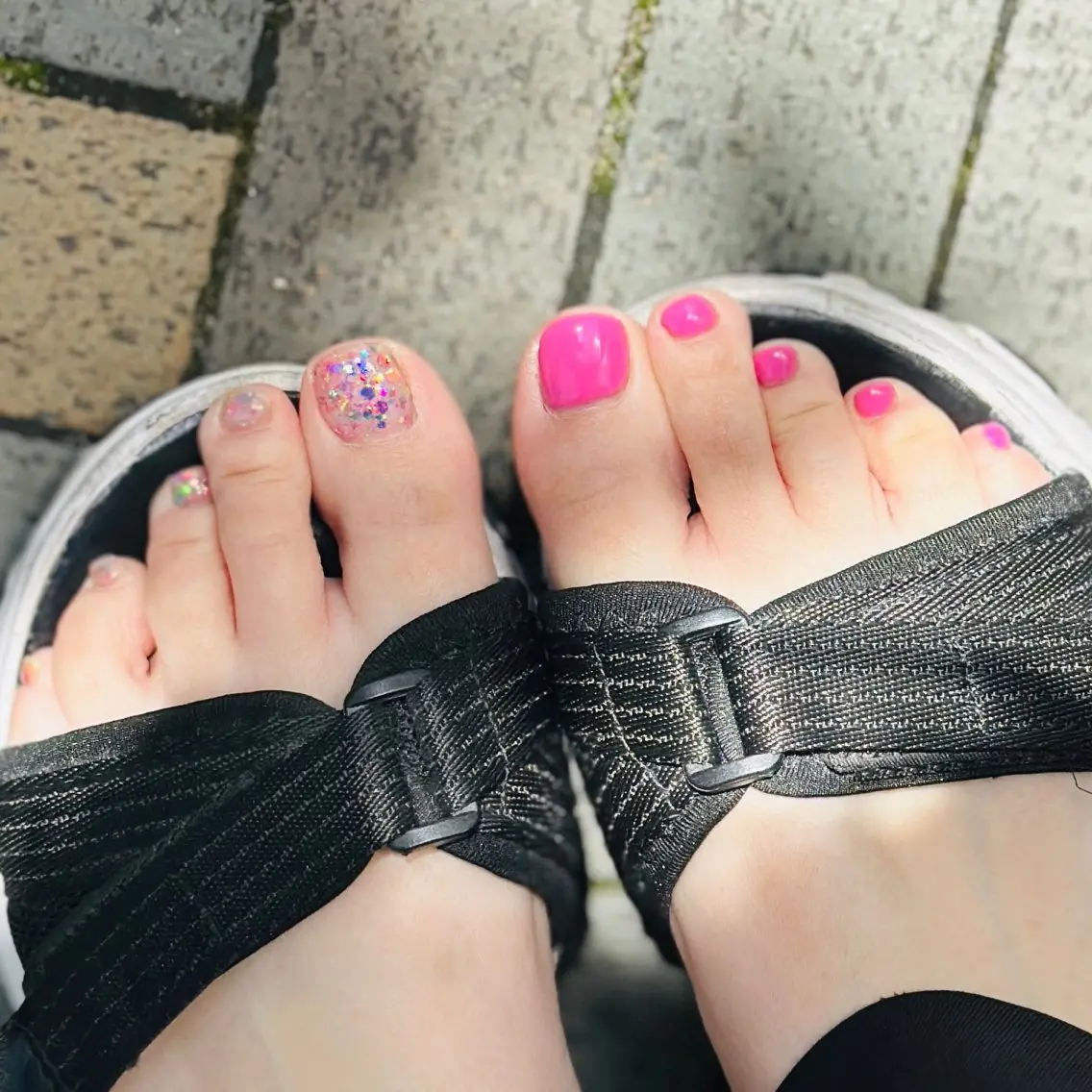 フットネイル／スタンダードデザインコース💐親指のみアート🎨の写真