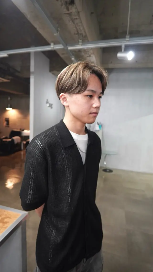 ショート カラー パーマ メンズ カット ヘアカラー トリートメント メンズ/ダブルカラー /パーマ/来栖慧💈のヘアスタイル