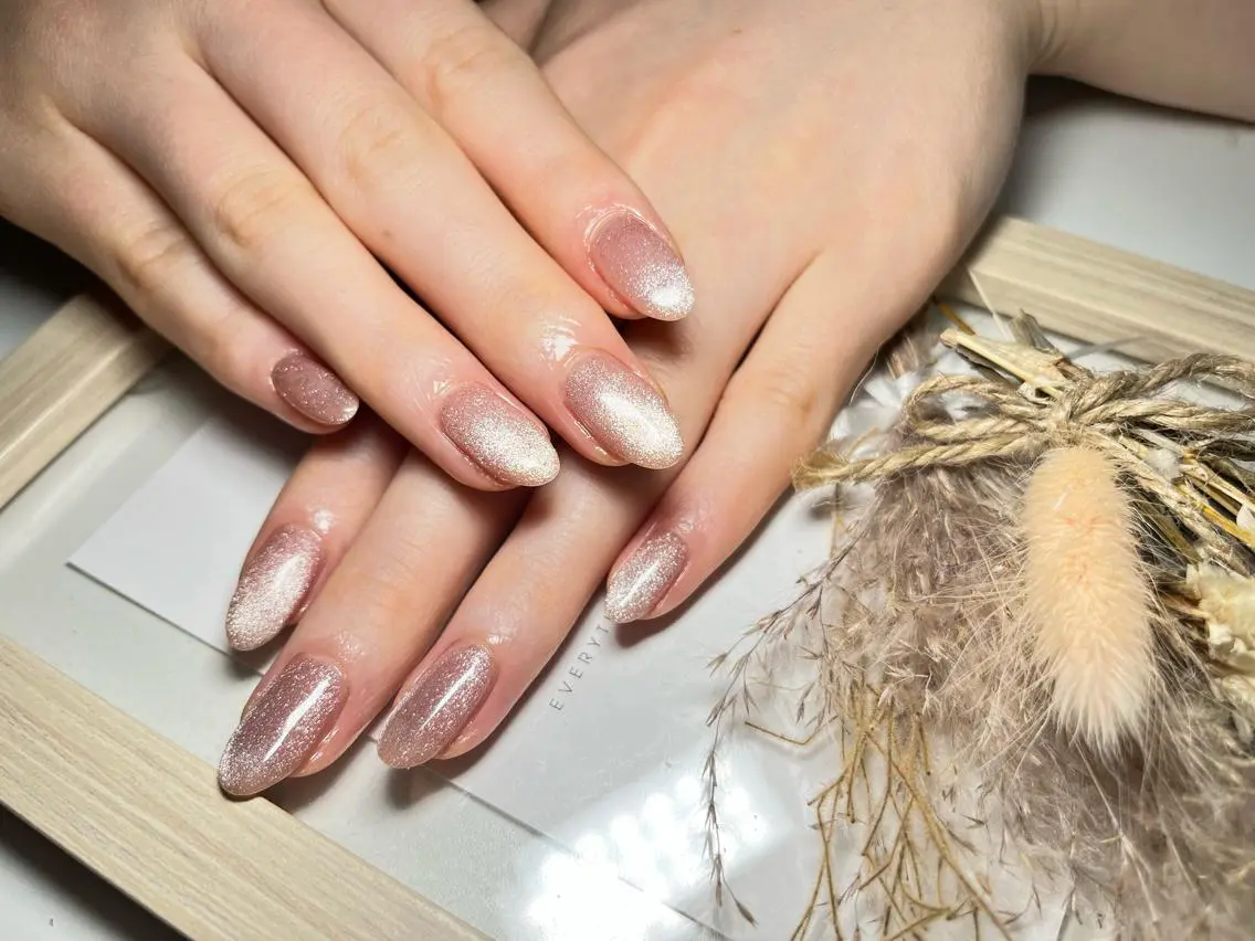 ネイル マグネットネイル ワンカラーネイル Nail salon Caco.のネイルデザイン