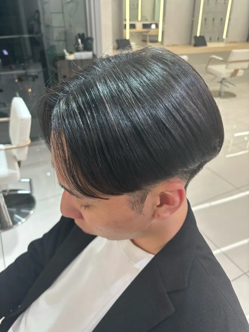 メンズ 縮毛矯正 韓国透明感カラー🌀 yuukiのヘアスタイル
