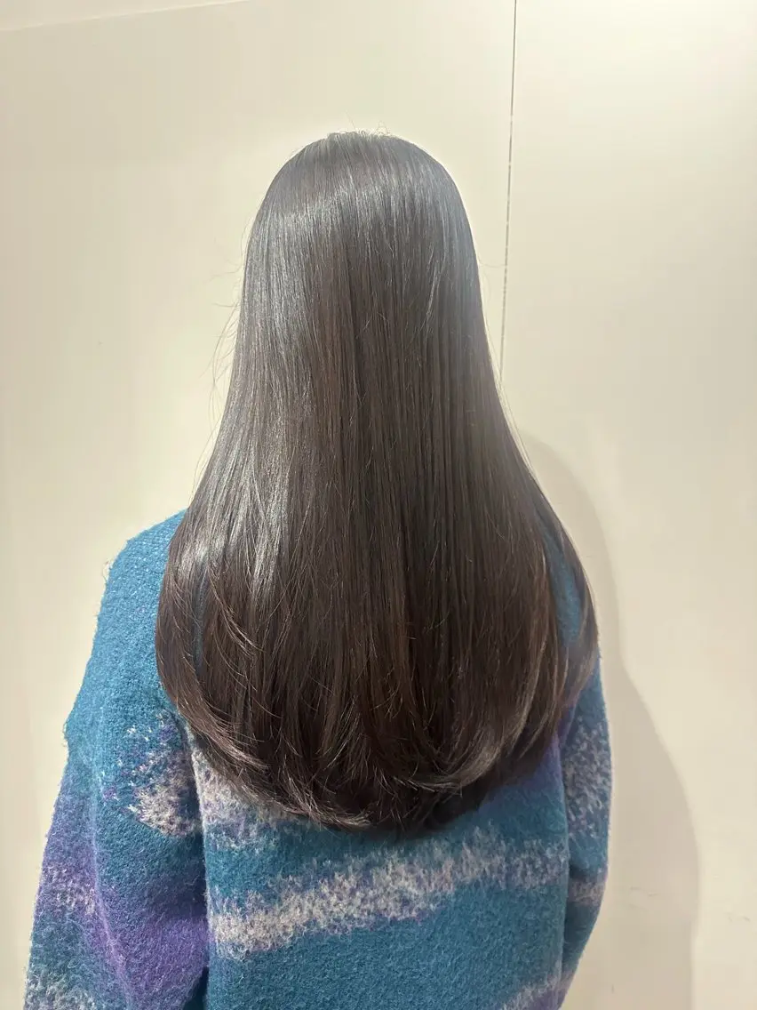 ロング 顔周りカット レイヤーカット ‎🤍ともえ‎🤍 /レイヤーカット🧸のヘアスタイル