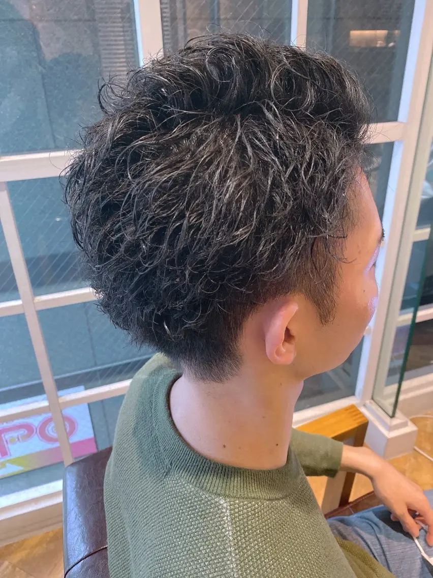 メンズ メンズパーマ カット パーマ 美容室難民様向け 美容師/はるかのヘアスタイル