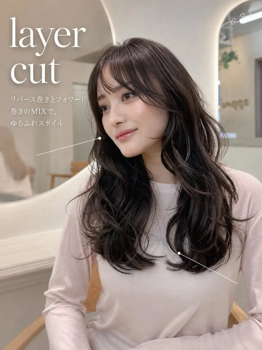 カット＋フルカラー＋1stepトリートメントの写真