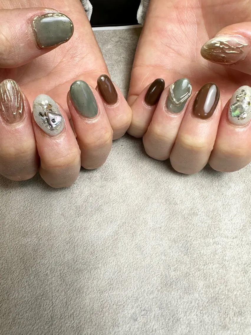 ネイル ニュアンスネイル nailroom Anmie.のネイルデザイン