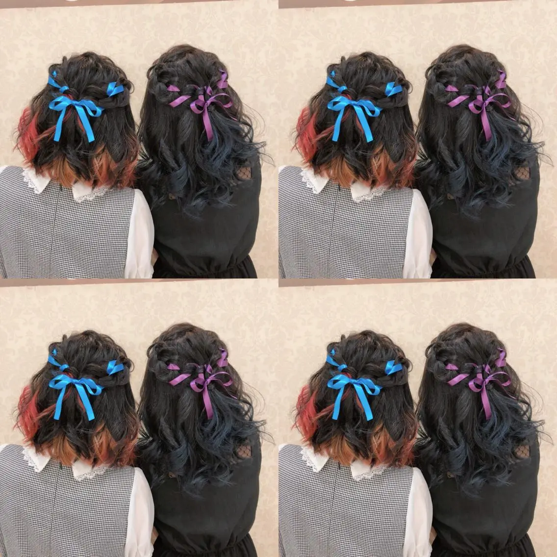 ミディアム ヘアアレンジ ハーフアップ ヘアセット 🌷MAYU 🌷のヘアスタイル