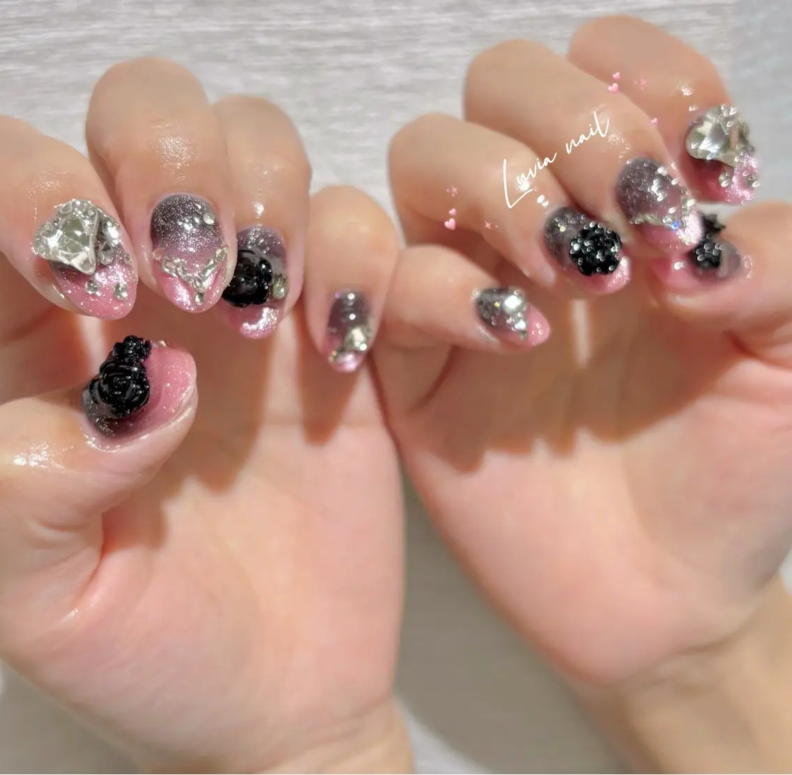 ネイル ハンドネイル 🧸Luvia nail✨のネイルデザイン