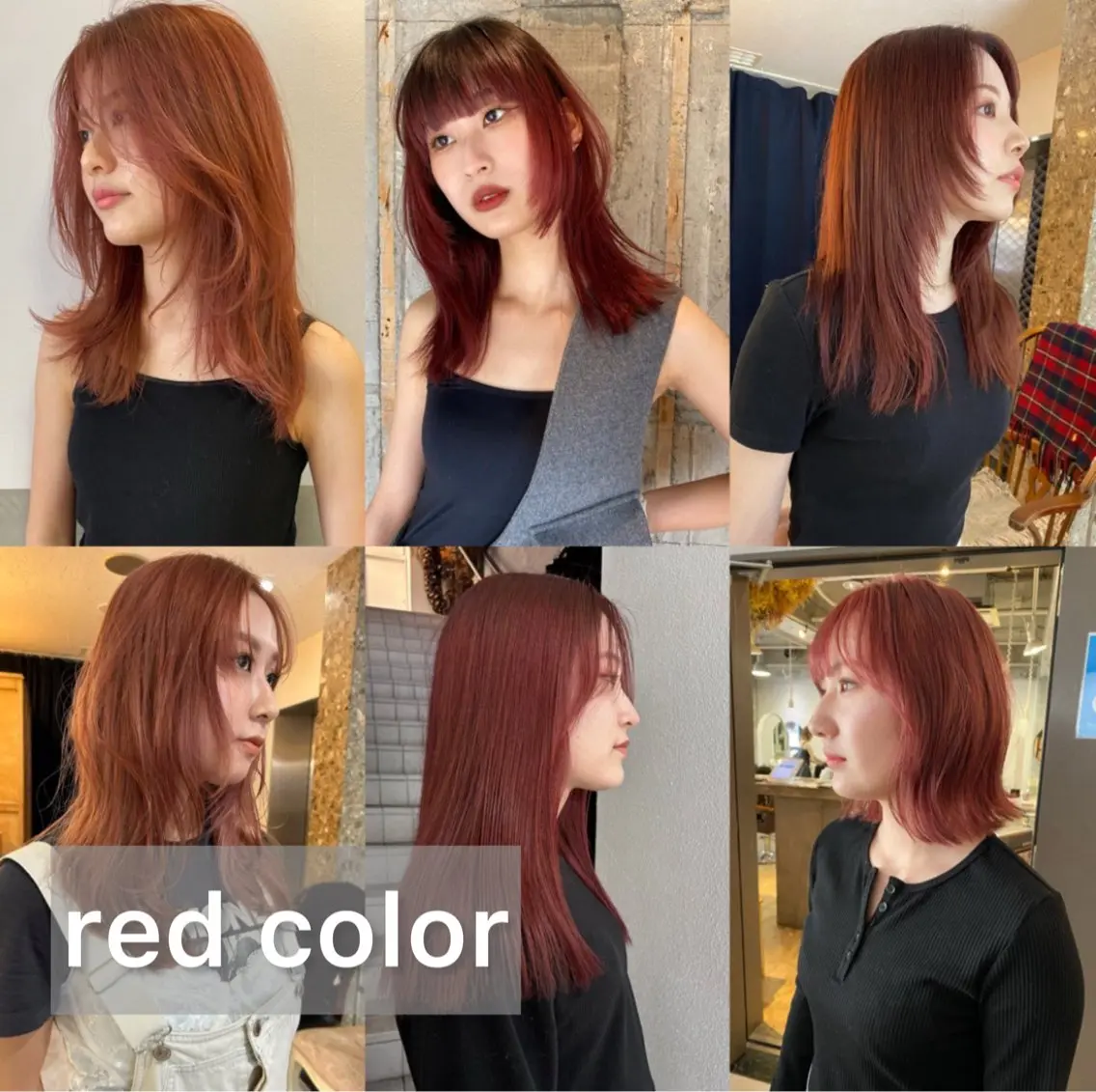 ミディアム カラー Pia ツボイ ケイタのヘアスタイル