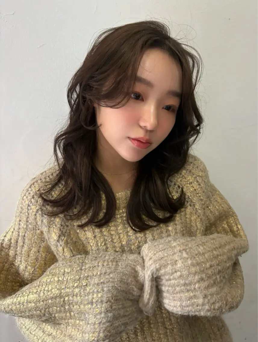 カラー ヘアカラー いとい なぎさ🌛🧁⋆*のヘアスタイル