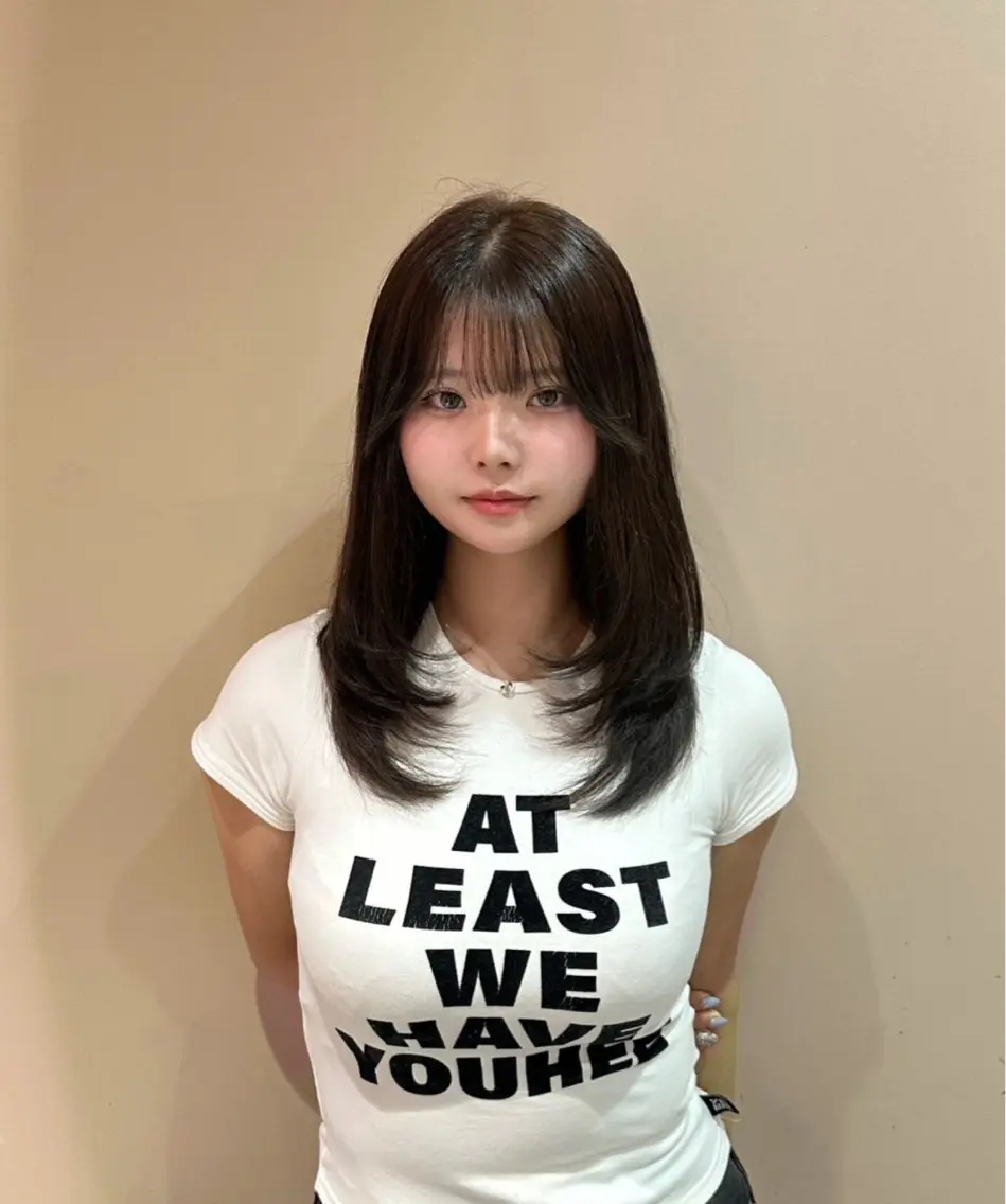 ‎韓国ヘアにしたい方🪩🤍人気No.1‎🤍カット＋フルカラー＋2stepトリートメントの写真