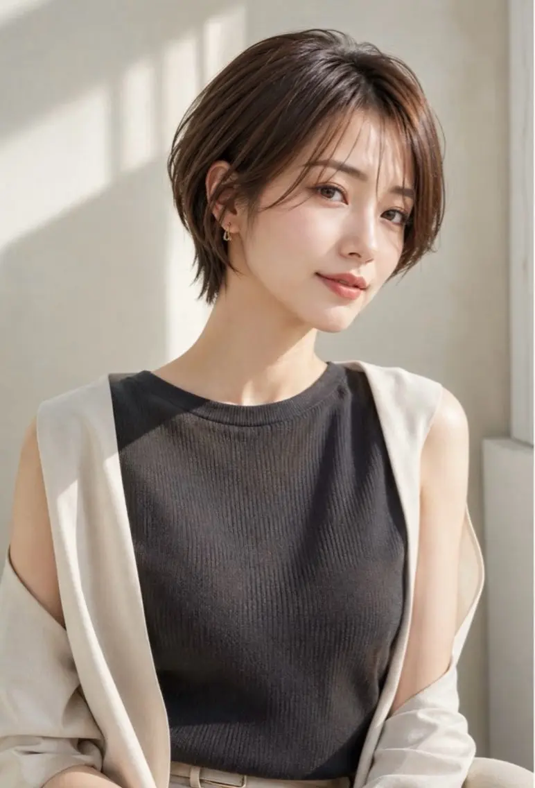 ショート 小西 瑞穂のヘアスタイル
