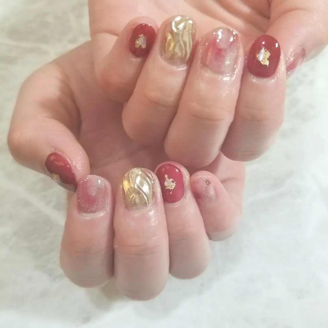 ネイル ハンドネイル nijiiro🌈 サトウのネイルデザイン